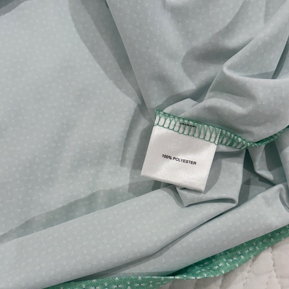 Peter Millar Light Green Featherweight Polo Shirt - Picture 4 of 5